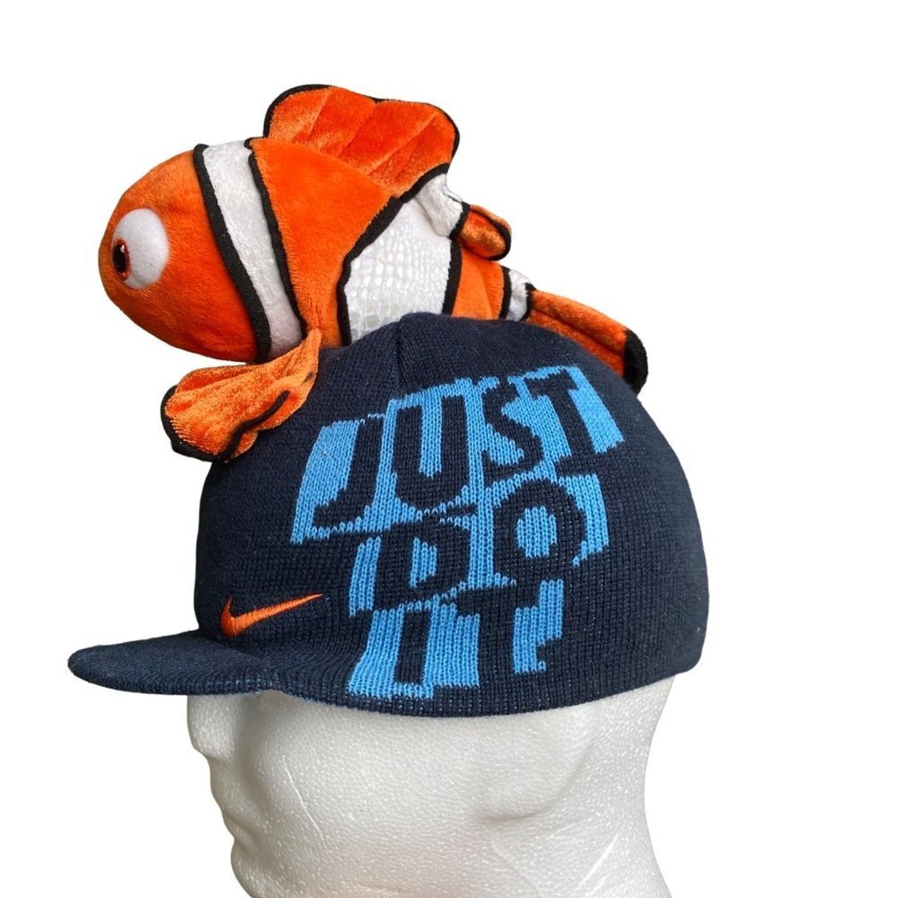 Nike Kids Hat Nemo Disney Costume Novelty Just Do It Knit Cap - Picture 4 of 9